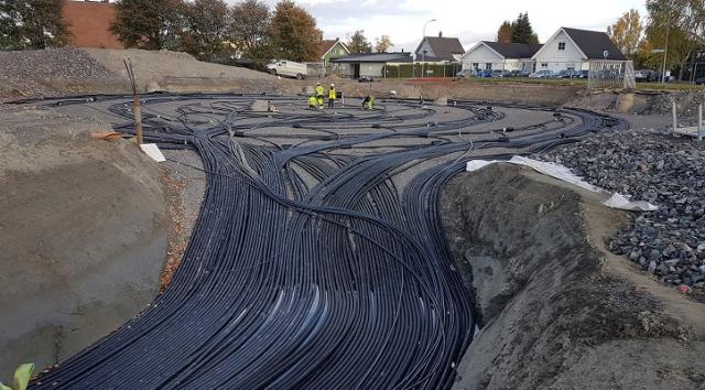 Kollektor rør fjell skole